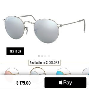 Ray-ban ROUND FLASH LENSES
